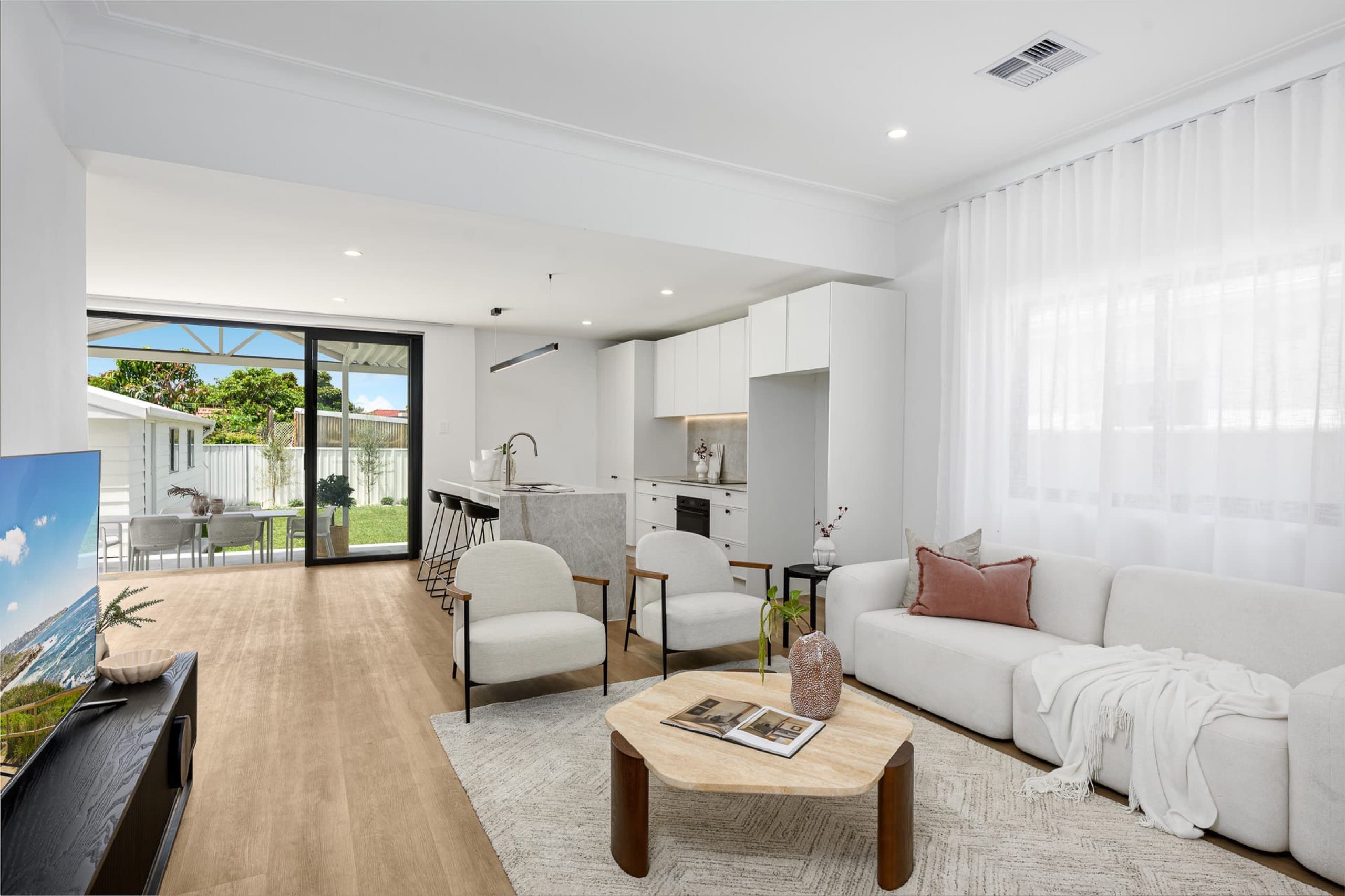 Blackburn Updated single-level home staged by Dekore