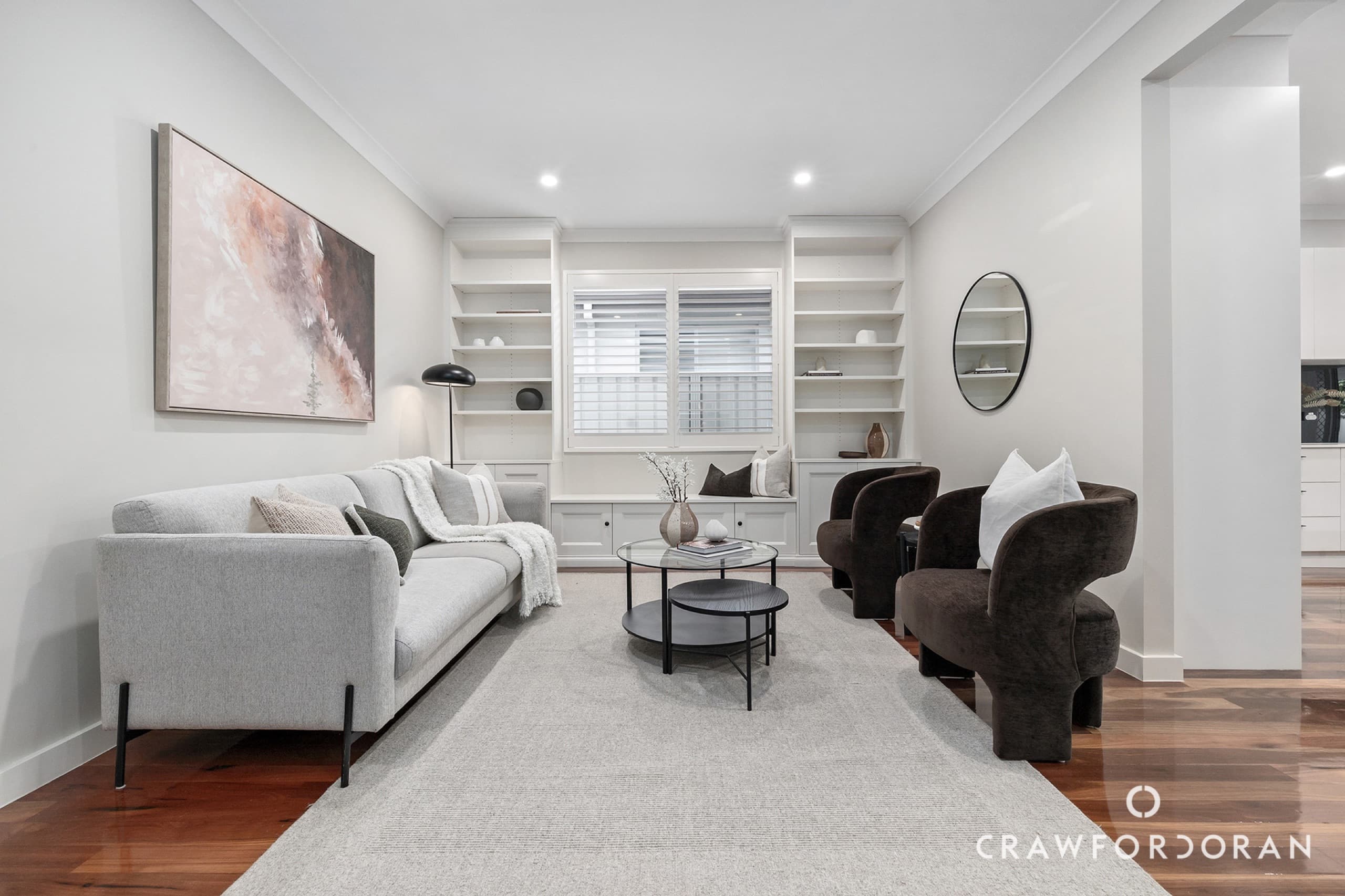 Box Hill Four-bed family home staged by Dekore